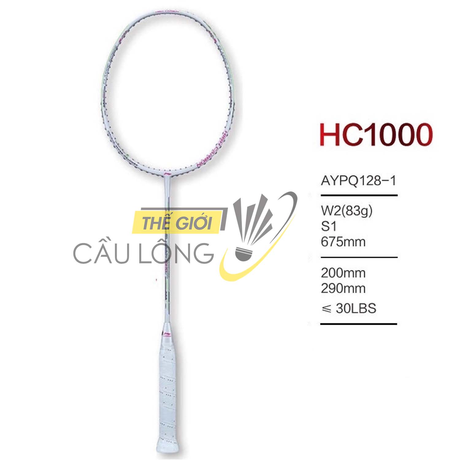 Vợt cầu lông Lining HC1000 White