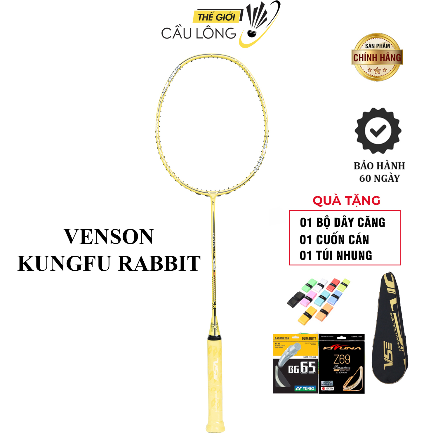vợt cầu lông VS Kungfu Rabbit