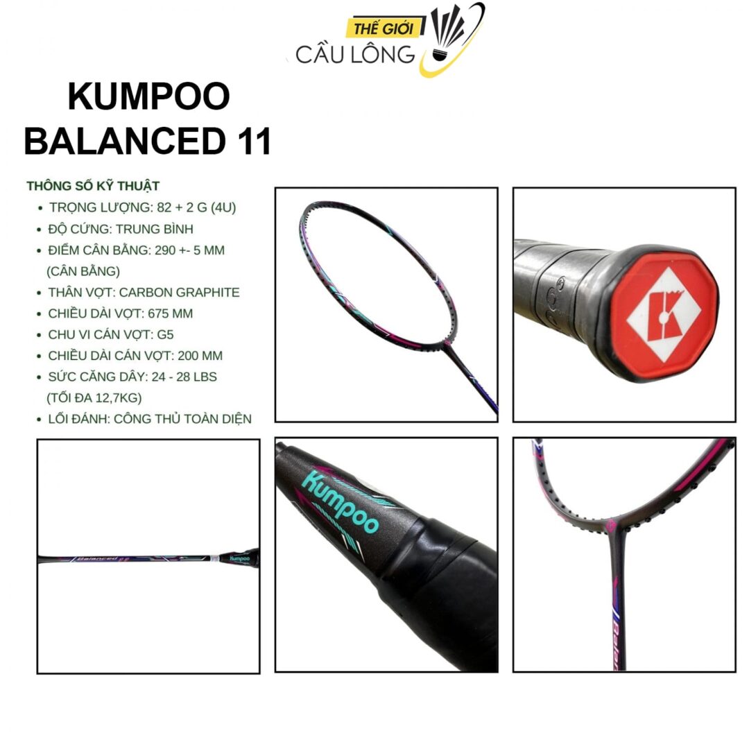Vợt cầu lông Kumpoo Power Balanced 11 chính hãng 6 Vợt cầu lông Kumpoo Power Balanced 11 chính hãng - Ảnh 6