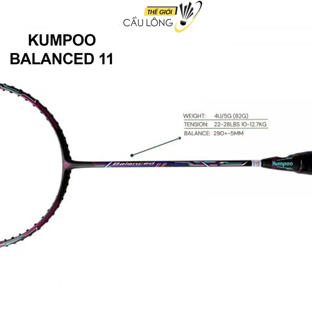Vợt cầu lông Kumpoo Power Balanced 11 chính hãng 7 Vợt cầu lông Kumpoo Power Balanced 11 chính hãng - Ảnh 7