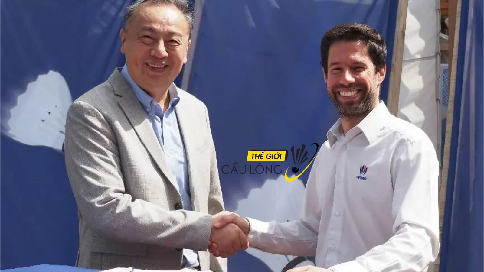Victor kí hợp đồng tài trợ cho liên đoàn cầu lông Pháp từ 2025 1 Victor ki hop dong voi Phap