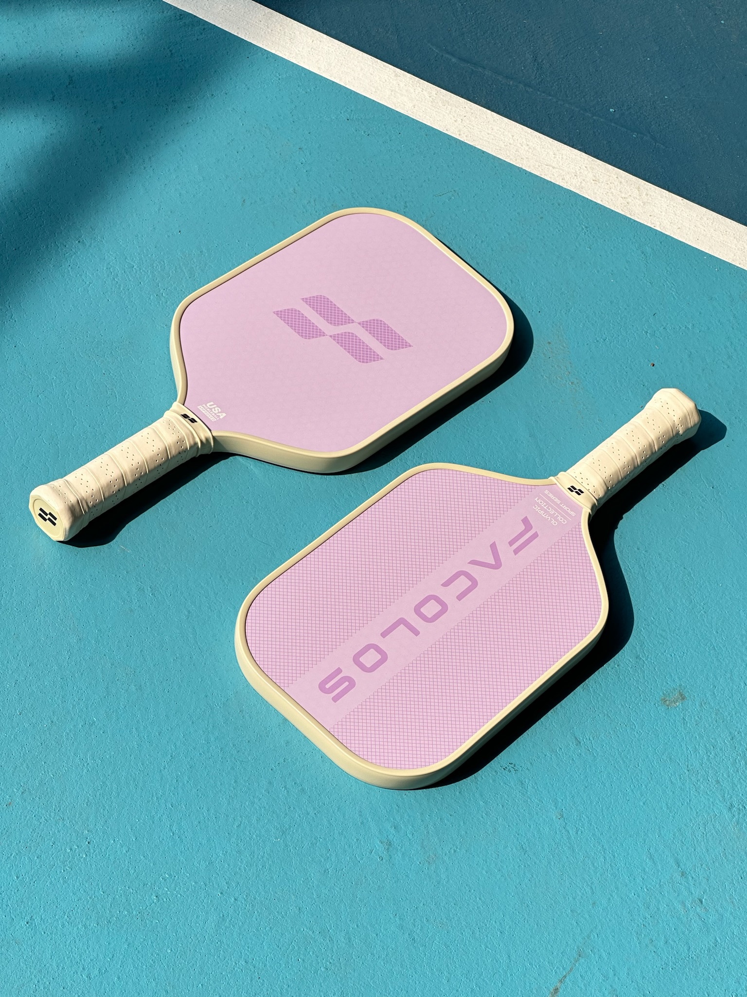 Vợt Pickleball Facolos Colorfull Collection 16MM 6 Vot-pickleball-facolos-olympic-collection-16mm-purple-1.jpeg