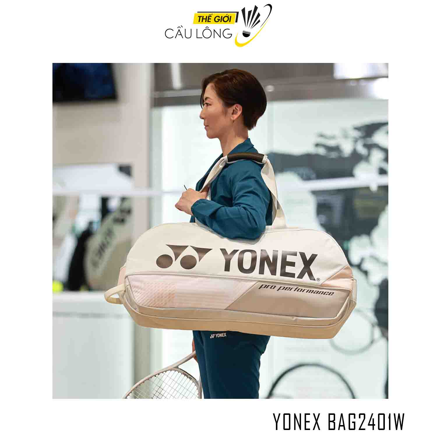 Bao vợt cầu lông Yonex BAG2401W - Bảo vệ vợt tối ưu, chính hãng Nhật Bản (194) 10 Bao Vợt Cầu Lông Yonex Bag2401w-194 (3)