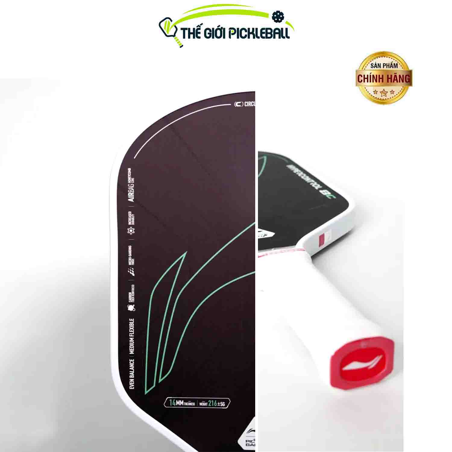 Vợt Pickleball Li-Ning Hyper Control 8C 14mm 5 Vợt Pickleball Hyper Control 8c 14mm (4)