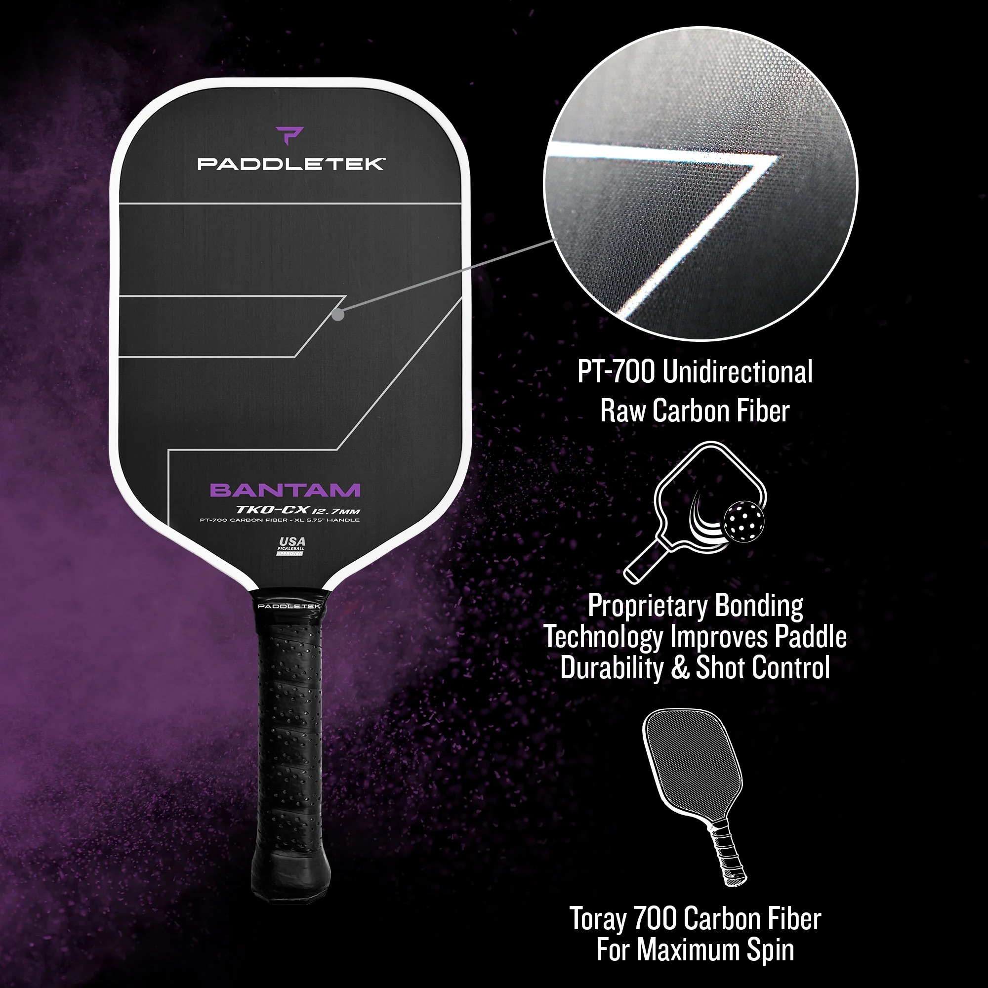 Vợt Pickleball Paddletek Bantam TKO CX 12.7 - Chính Hãng 13 5-image-1-1.jpeg