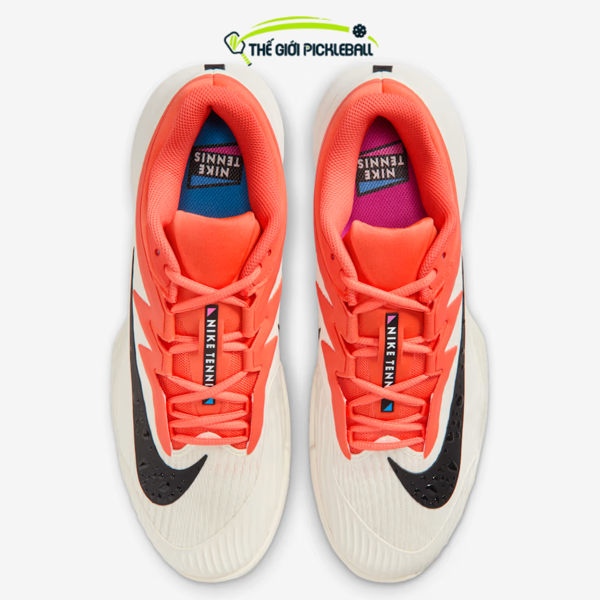 Giày Pickleball Nike Vapor Pro 3 “Sail/Turf Orange” IB6558-100 5 Giày Pickleball Nike Vapor Pro 3 “Sail/Turf Orange” IB6558-100 - Ảnh 5