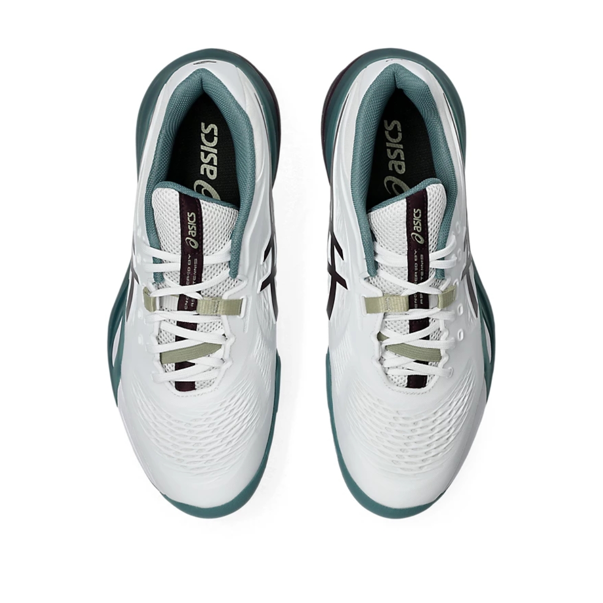 Giày ASICS GEL-RESOLUTION X White/Dark Aubergine 1041A481-104 4 Asics GEL-RESOLUTION X WhiteDark Aubergine 1041A481-104 (4)