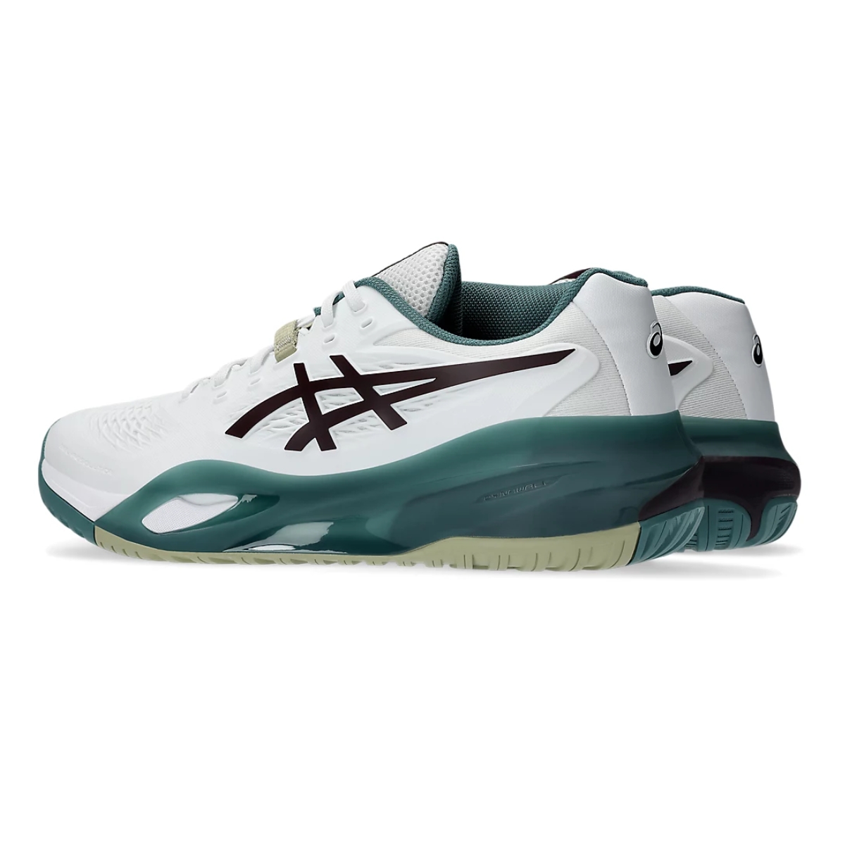 Giày ASICS GEL-RESOLUTION X White/Dark Aubergine 1041A481-104 3 Asics GEL-RESOLUTION X WhiteDark Aubergine 1041A481-104 (5)
