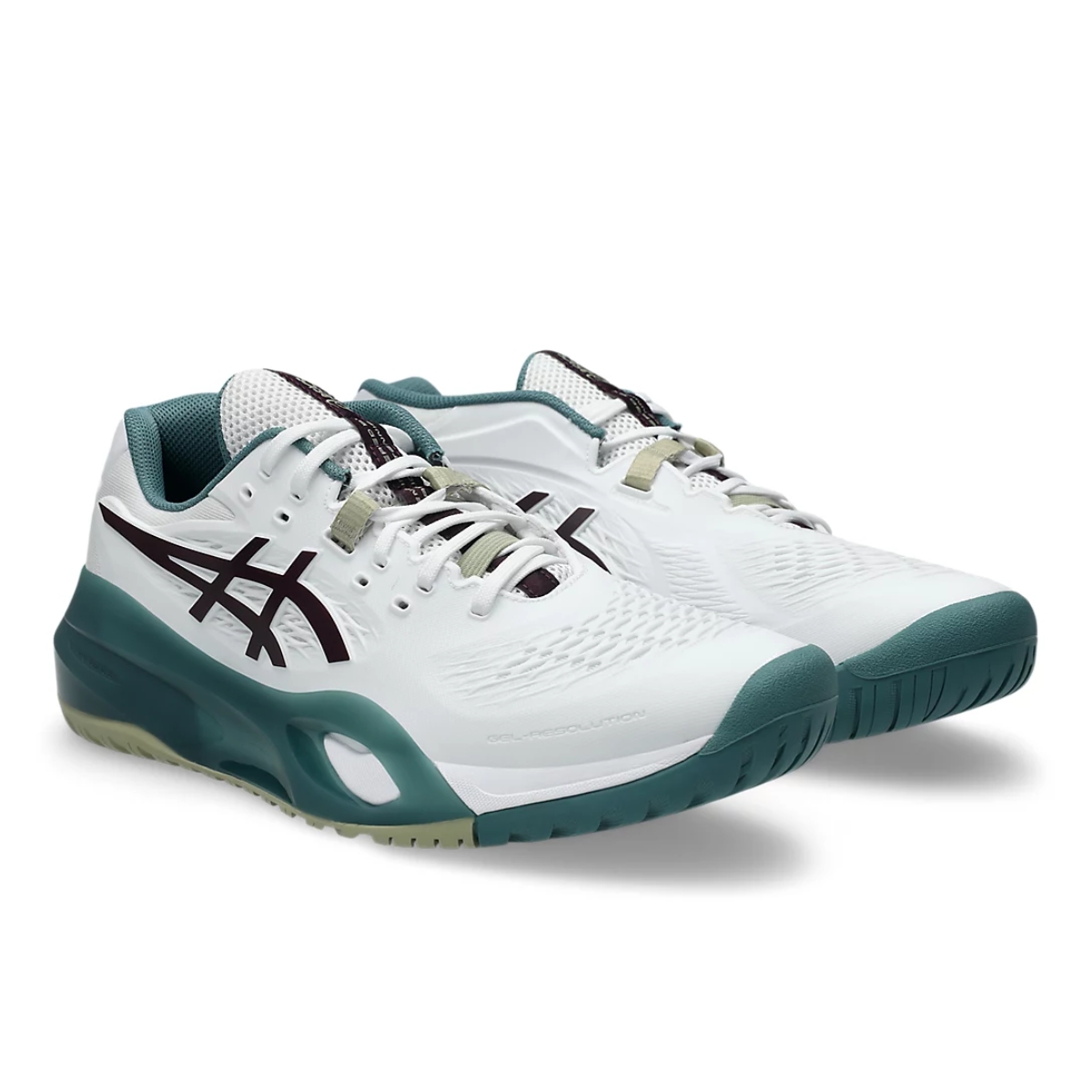 Giày ASICS GEL-RESOLUTION X White/Dark Aubergine 1041A481-104 2 Asics GEL-RESOLUTION X WhiteDark Aubergine 1041A481-104 (6)